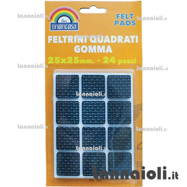 FELTRINI PER SEDIE GOMMA PZ.24 